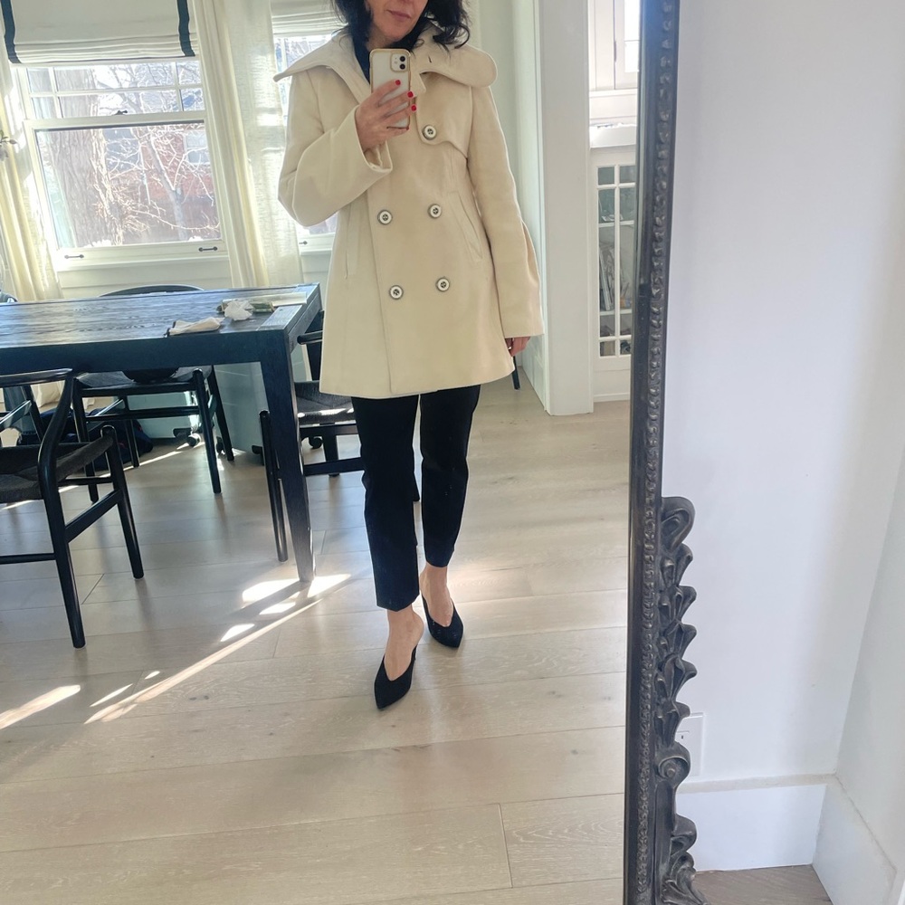 Mackage Double Breasted Pea Coat Sz L - Picture 15 of 16